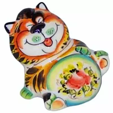 Кот цветной 10см